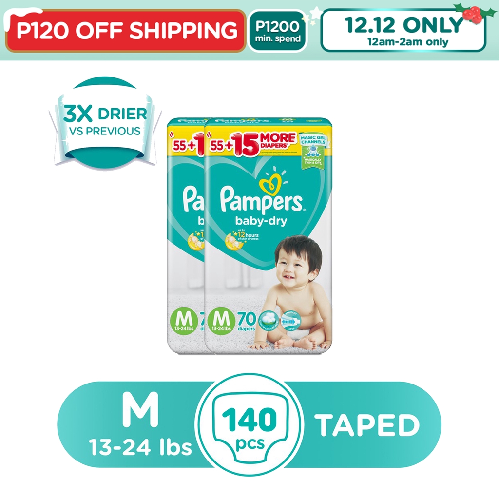 pampers baby diapers medium size