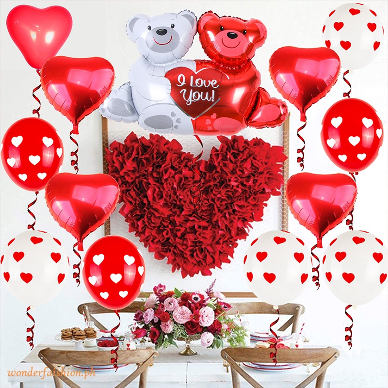 1PC Happy Valentine's Day Foil Balloons Wedding Birthday Helium Balloon Party Decoration Valentine s Gift