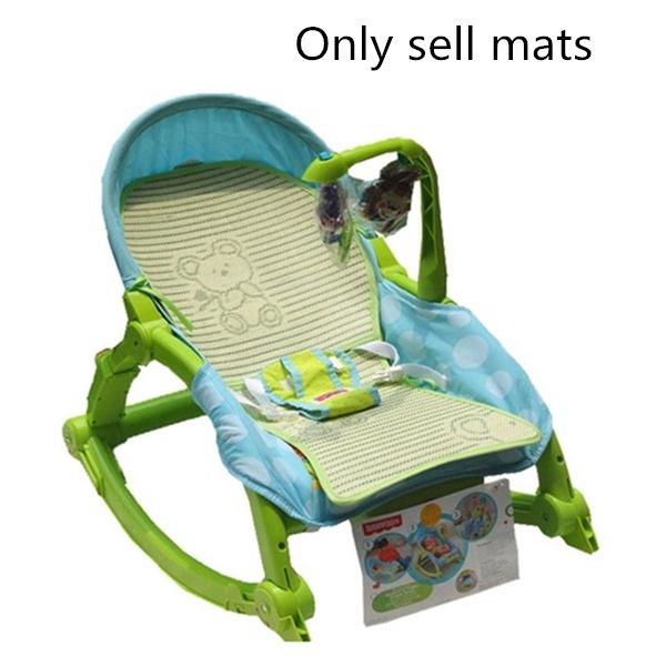 Three-rocking Chair Baby Stroller Mat (Size: 65 cm, Color: Green)