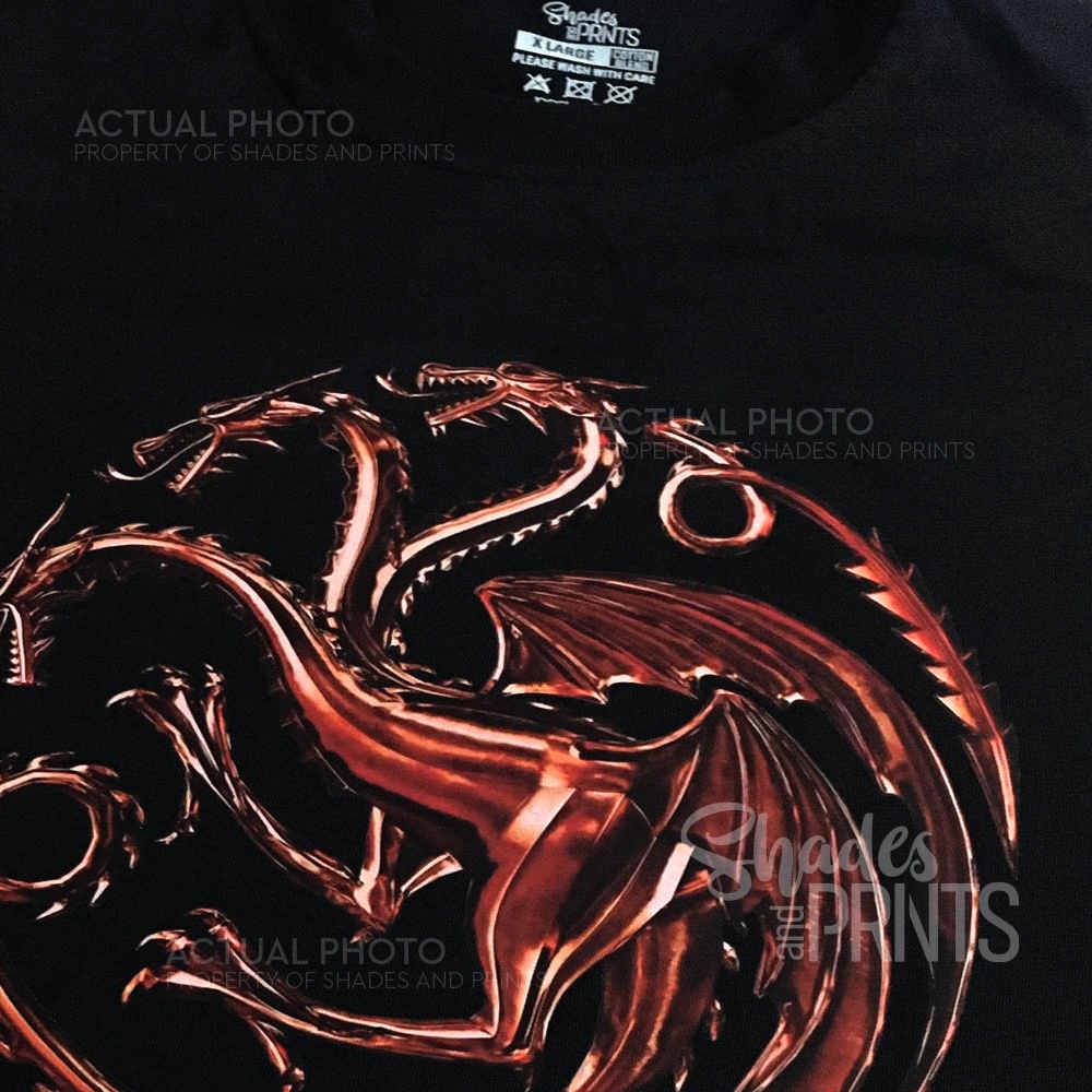 House of the Dragon Logo Printed Shirt Streetwear Comfortable Customized Unisex Premium Shirt
