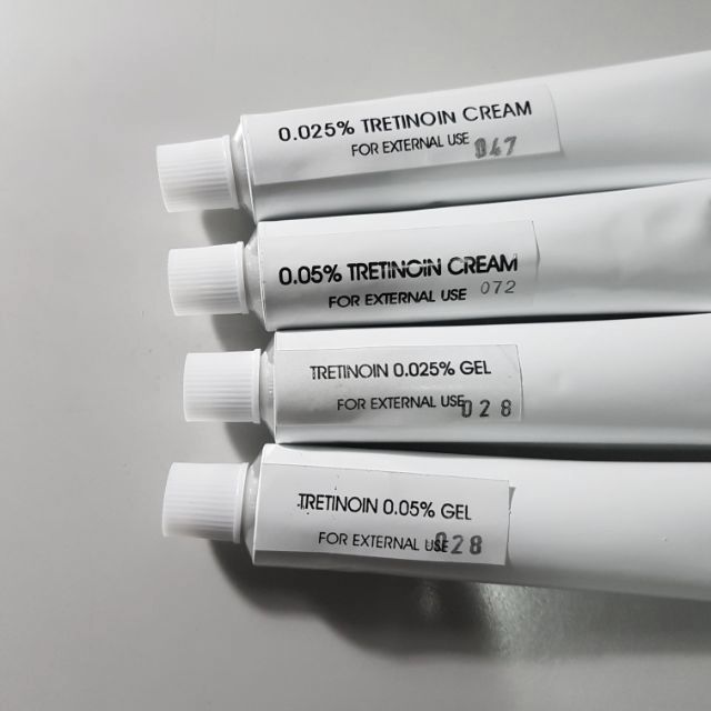 20 g TRETINOIN CREAM AND GEL (0.025 % and 0.05 %) | Shopee