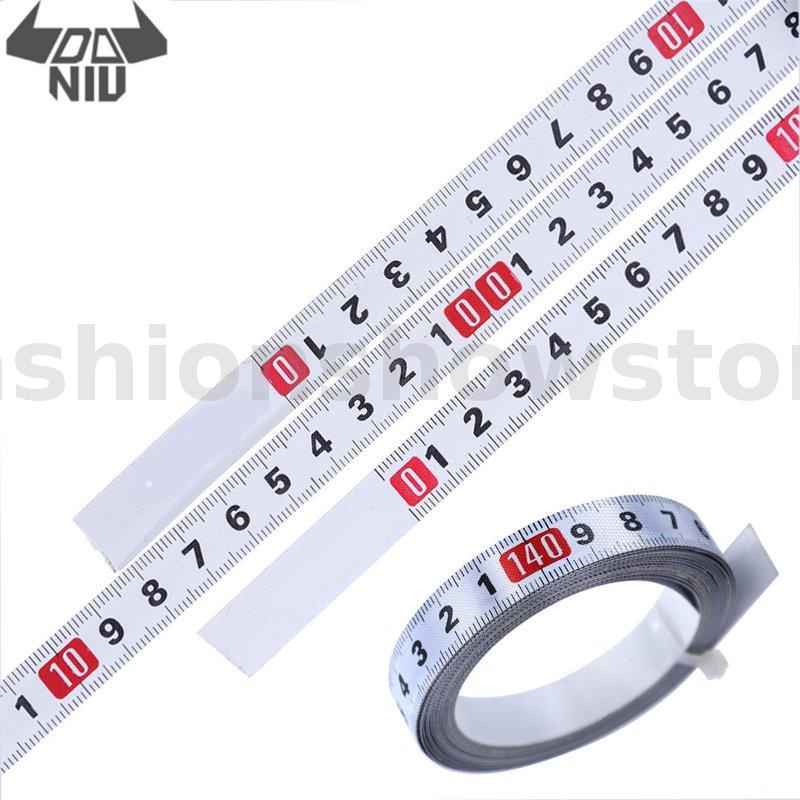 Drillpro SelfAdhesive Metric Ruler Waterproof Steel T-Track Tape ...