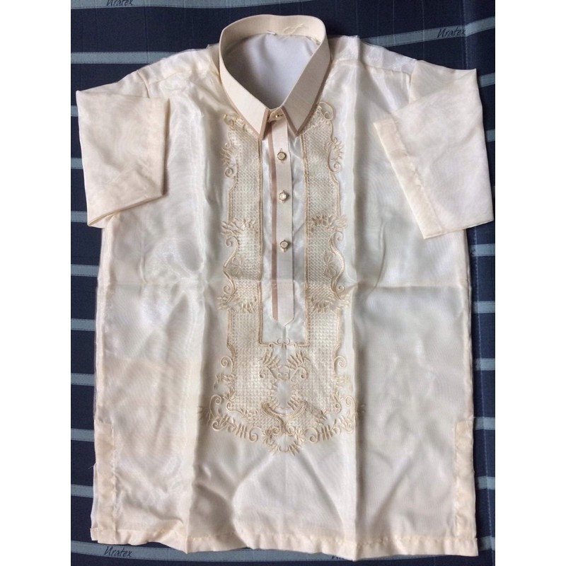 Barong Tagalog Pinya Embroidery Shortsleeve Random Design