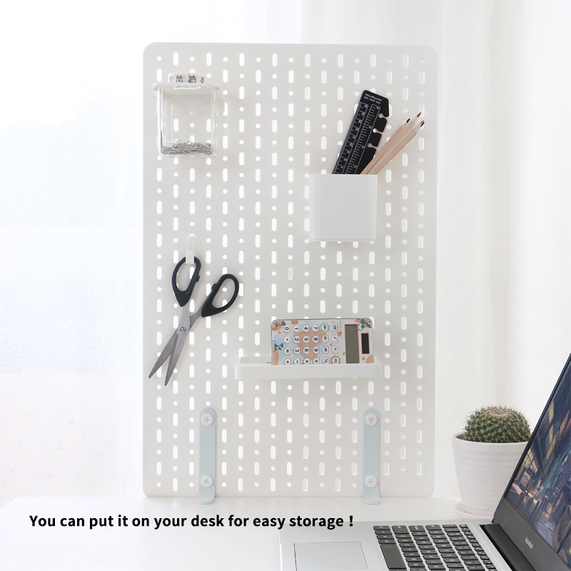 Pegboard,Peg Board Desk Organizer,Wall Shelf No Drill,Home Decor Pegboard Accessories,Kitchen