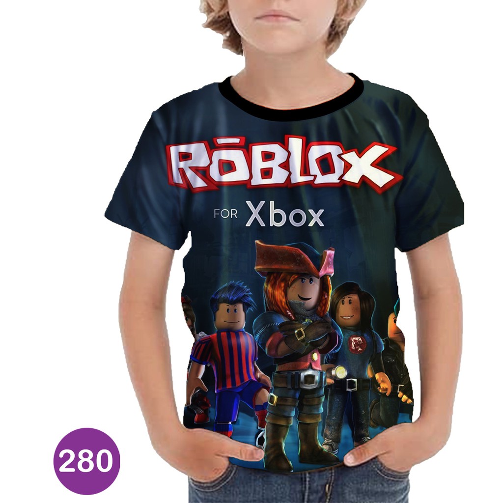 Short Sleeve Spandex Roblox 3D T Shirt for Kids Boy | Shopee Philippines