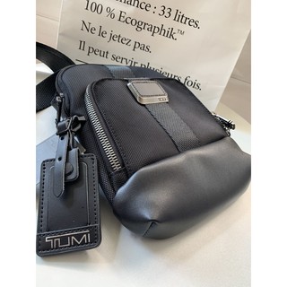 【Shirely.ph】【Ready Stock】NEW Tumi Alpha Bravo Barksdale Crossbody Bag 232309NVY (Free engraving nama #3