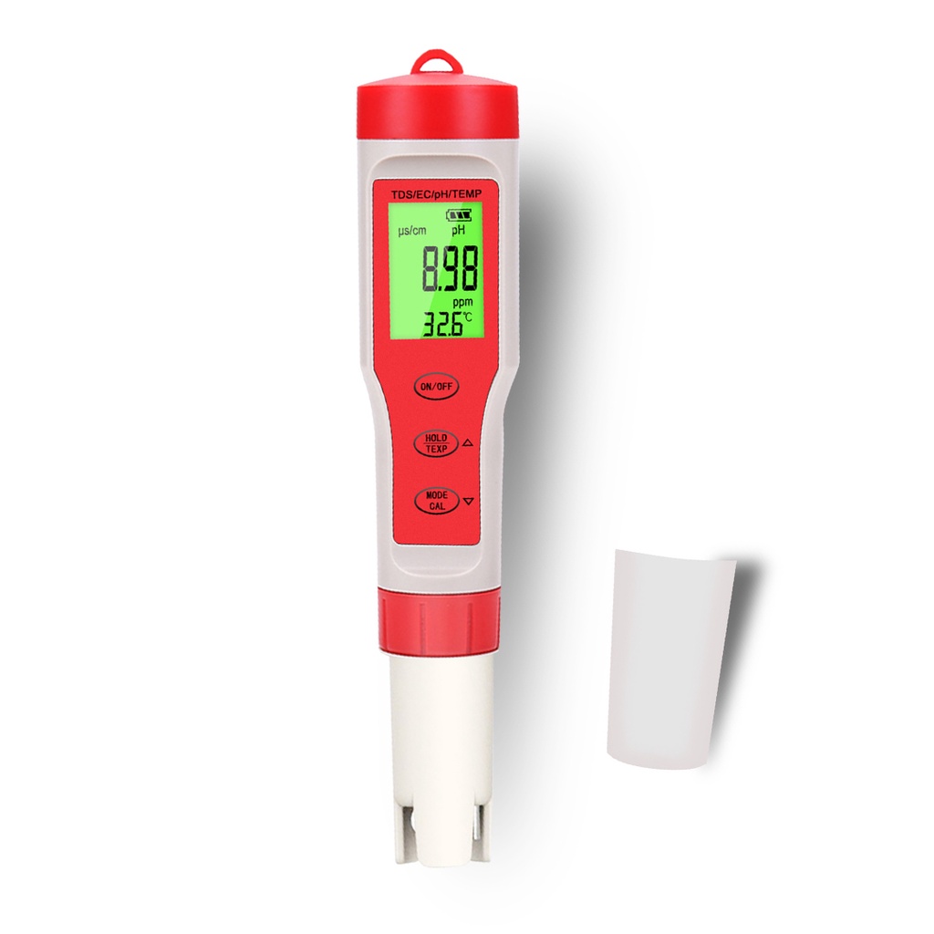 Noyafa Digital 4in1 Multi Meter Water Quality Tester PH/EC/TDS