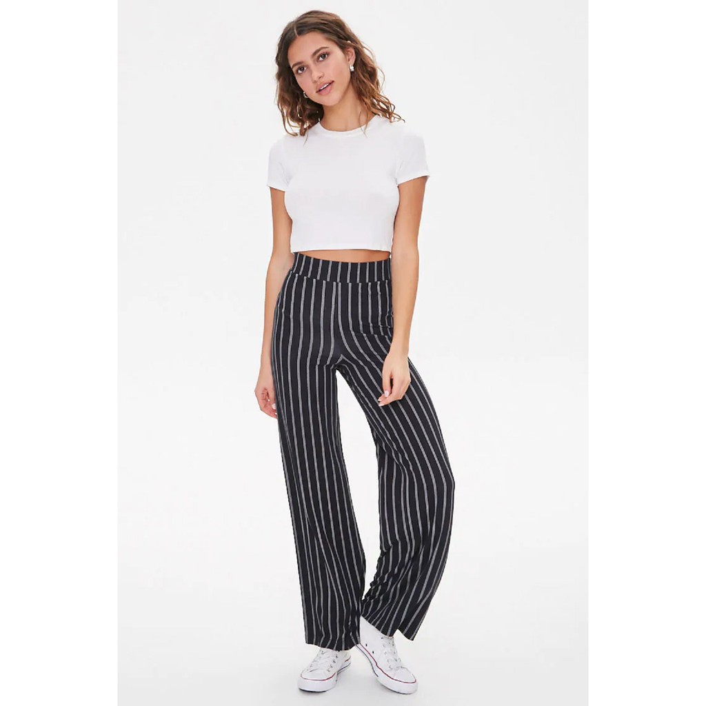 forever 21 striped pants