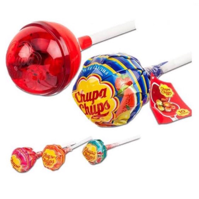 Chupa Chups Mega Xxl Riesenlutscher Mit 15 Lollipops In Sorten Neu Ovp