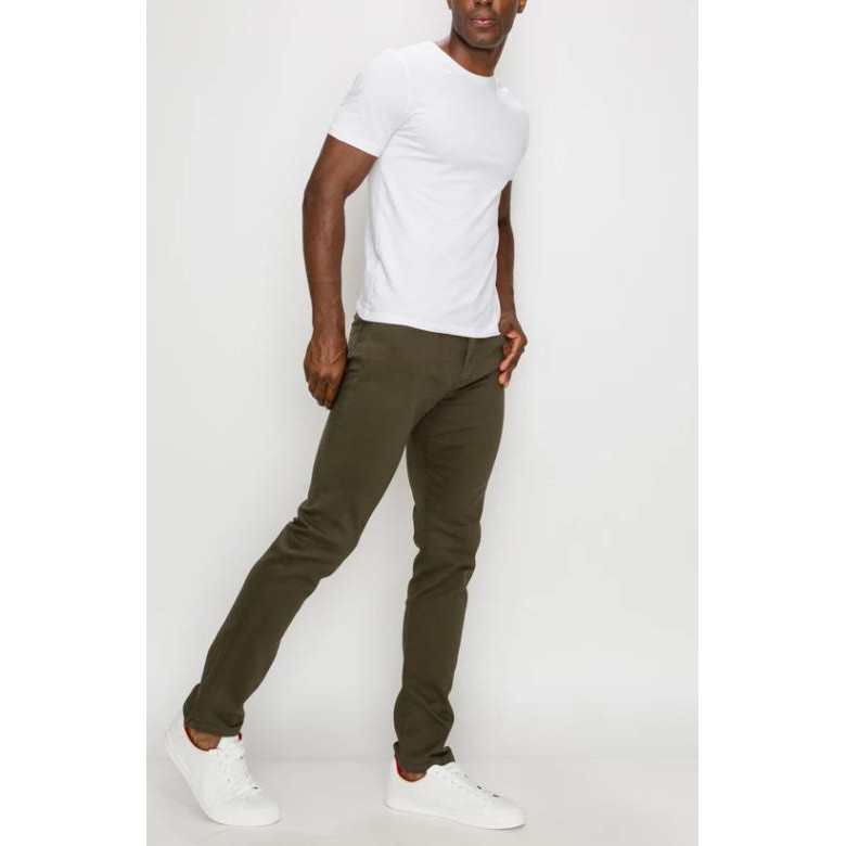 Army green pants fashion jeans designed for Men | Shopee Philippines