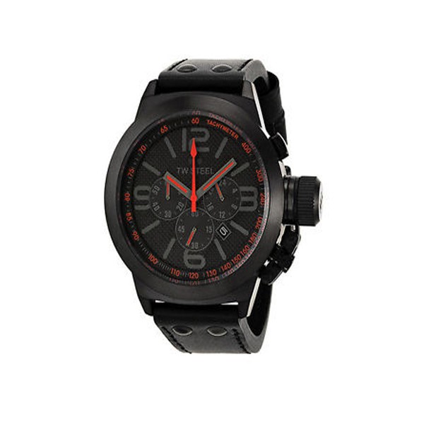 TW STEEL Canteen Style Cool Black Mens Chronograph TW902 | Shopee ...