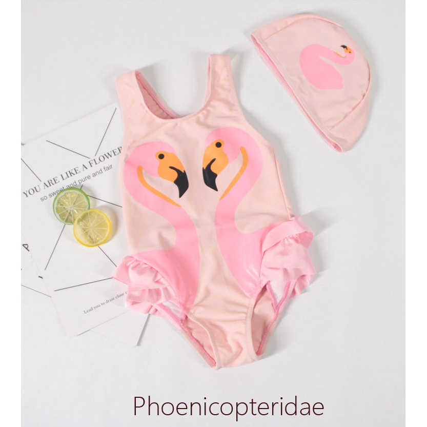 pink flamingo swimwear