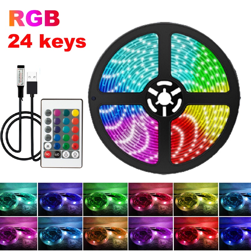 Led Strip Lights 20M 5050Waterproof Rgb Led Lights with Remote for Room