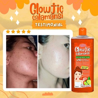 GlowJic Kojic Calamansi x10 Whitening I Kojic Calamansi for Face and Body Wash 500ml by Ohana #7