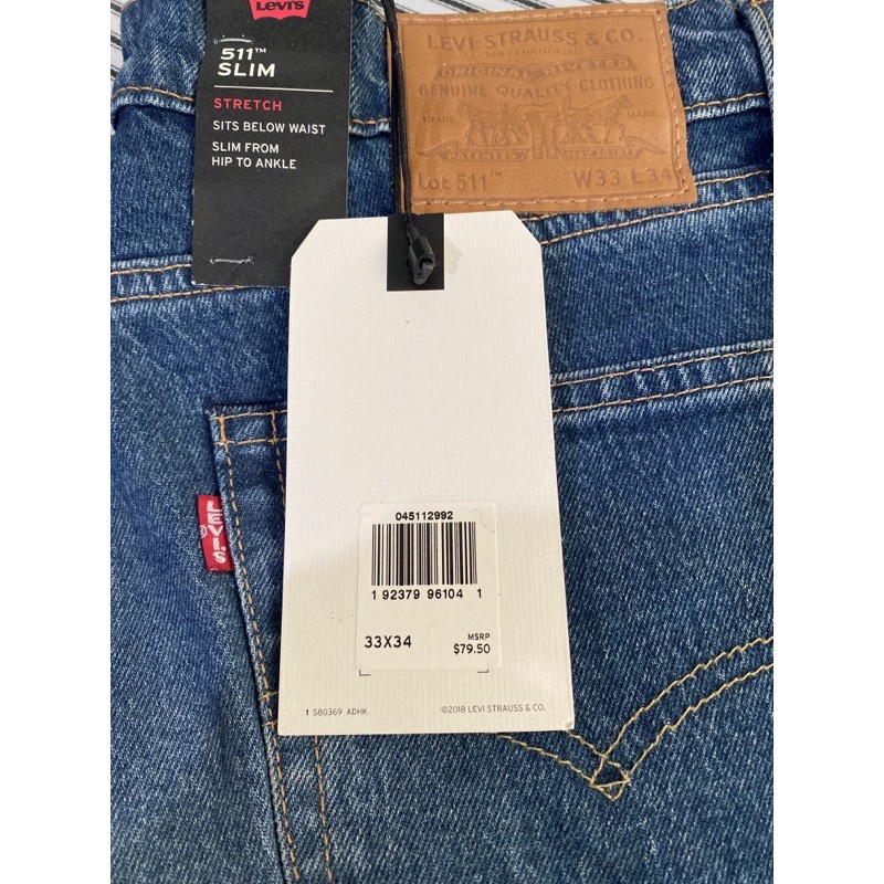 Levis 511 for Men in size 33 | Shopee Philippines