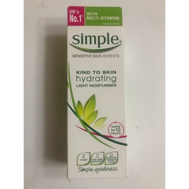 simple moisturizer shopee