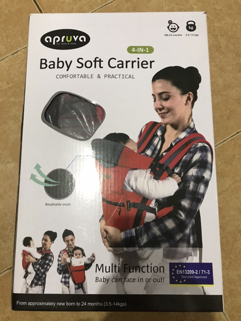 apruva baby soft carrier