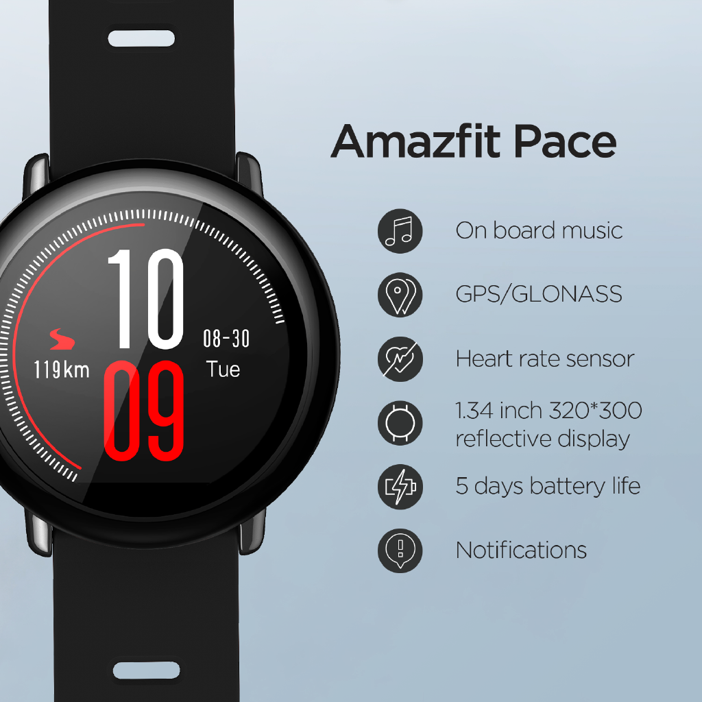 amazfit pace samsung health