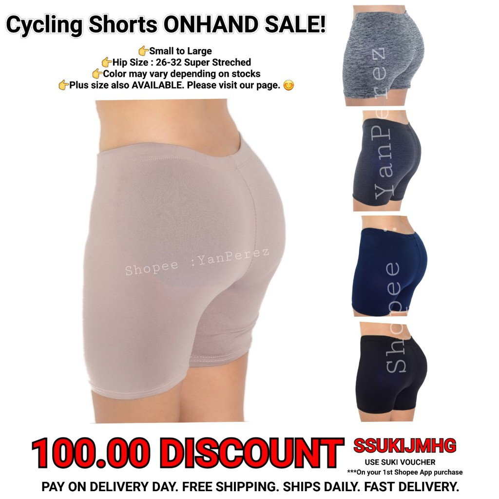 plus size spandex bike shorts