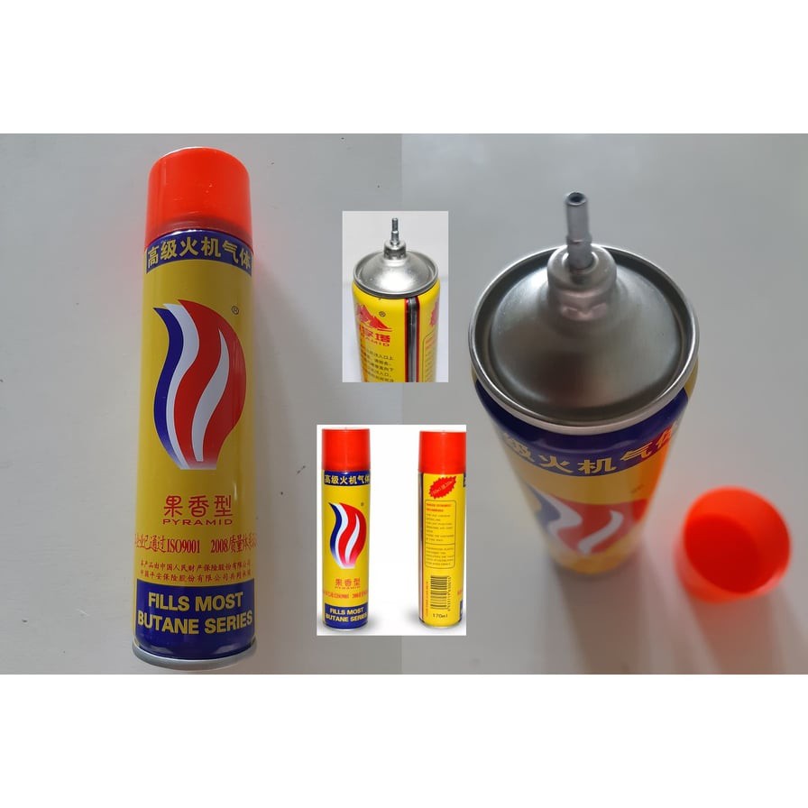 BUTANE GAS REFILL 170ML (FOR LIGHTERS AND TORCH) Shopee Philippines