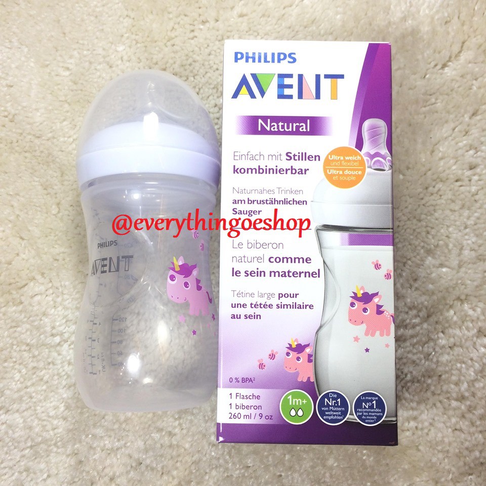 avent unicorn bottle