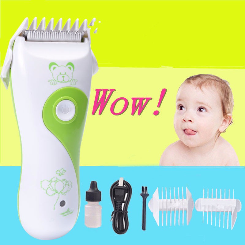 Quiet Kids Hair Clippers Baby Hair Removal Cutting Set Waterproof
