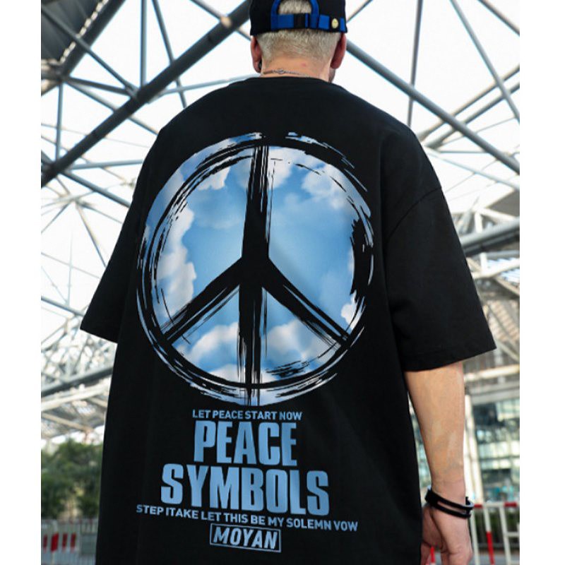 Street Hiphop Style Overruns Short Sleeve Tshirt For Men Plus Size ...