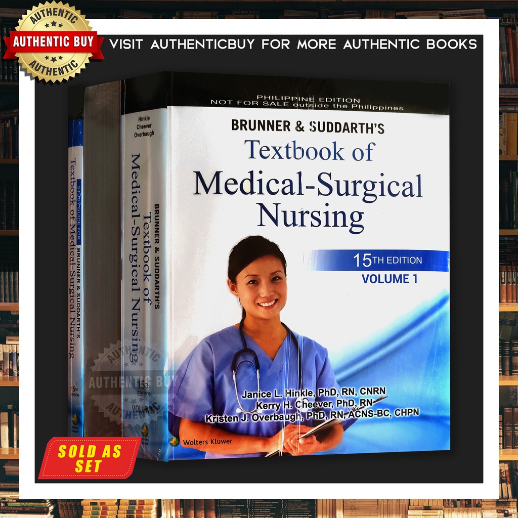 AUTHENTIC / Brunner & Suddarth's TEXTBOOK OF MEDICAL SURGICAL NURSING