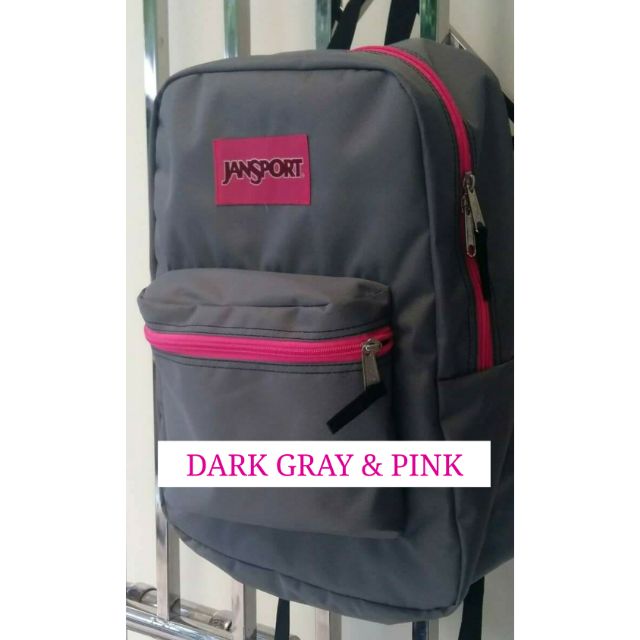 dark gray jansport backpack