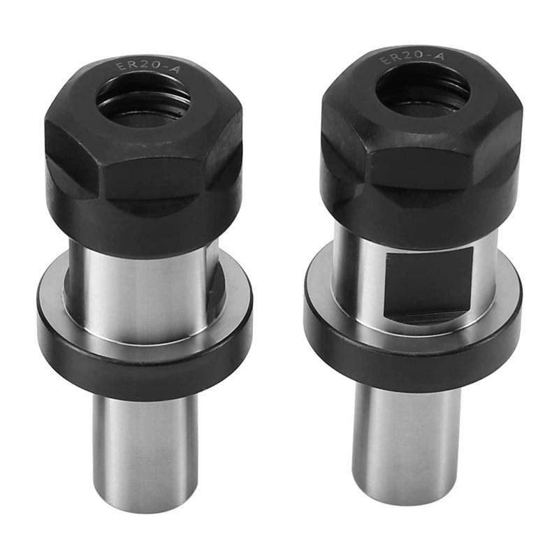 2Pcs Chuck Tool Holder C3/4-ER20 1.38L Tool Holder for Metal Processing, for Woodworking Accessories ER20 Chuck
