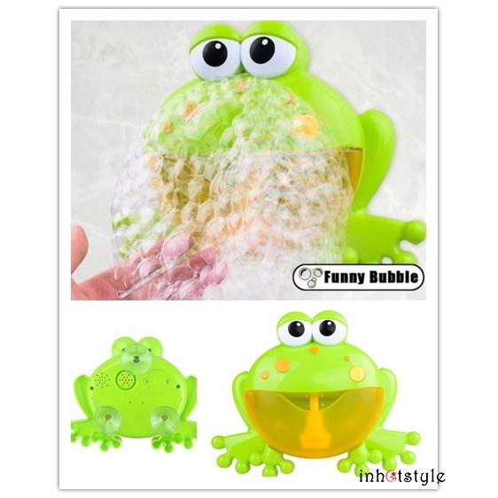 bubble frog bath