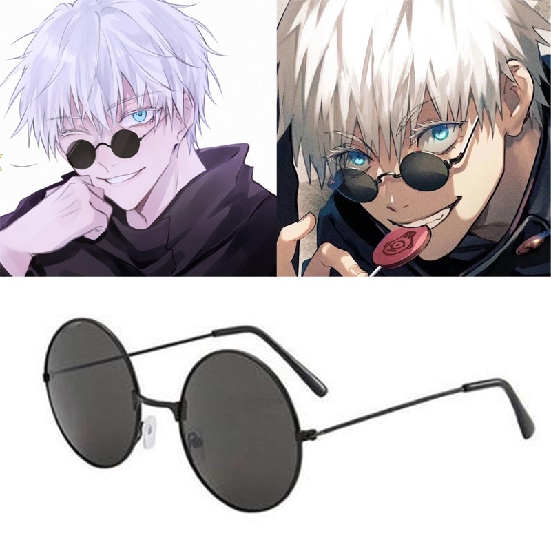 Sunglasses Jujutsu Kaisen Glasses Gojo Satoru Sunglasses Steampunk ...