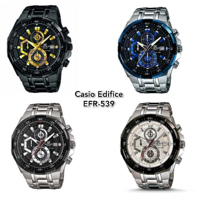 casio edifice efr 539 dy stainless steel