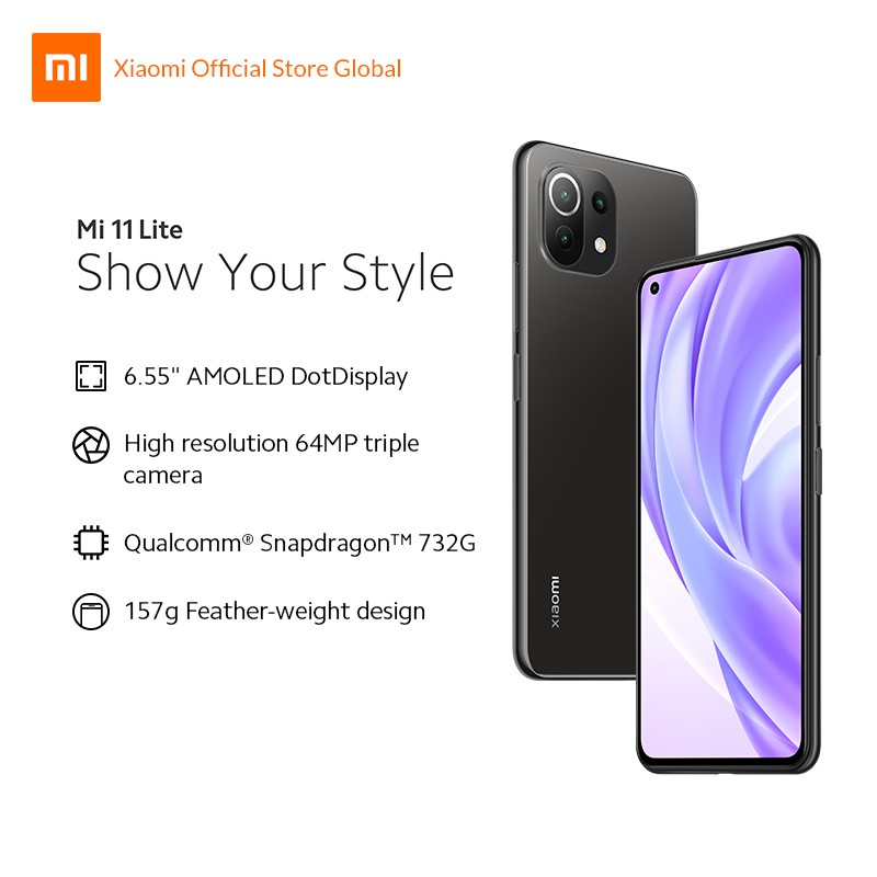 Xiaomi Mi 11 Lite 4G 8GB+128GB Global Version【In 1 year Warranty ...