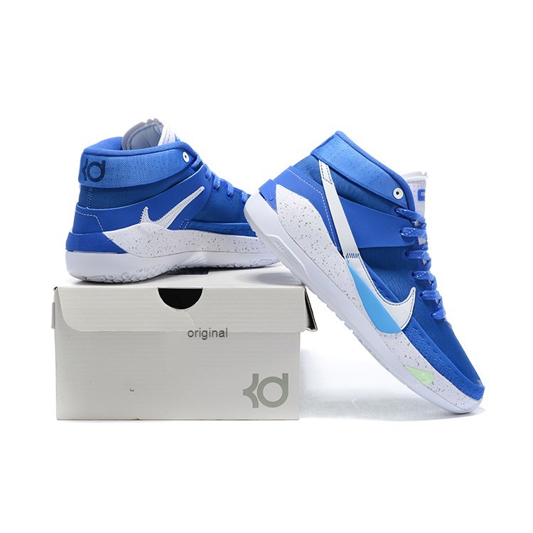 100 Original Nike Kevin Durant 13 Blue/White Sports Basketball Shoes