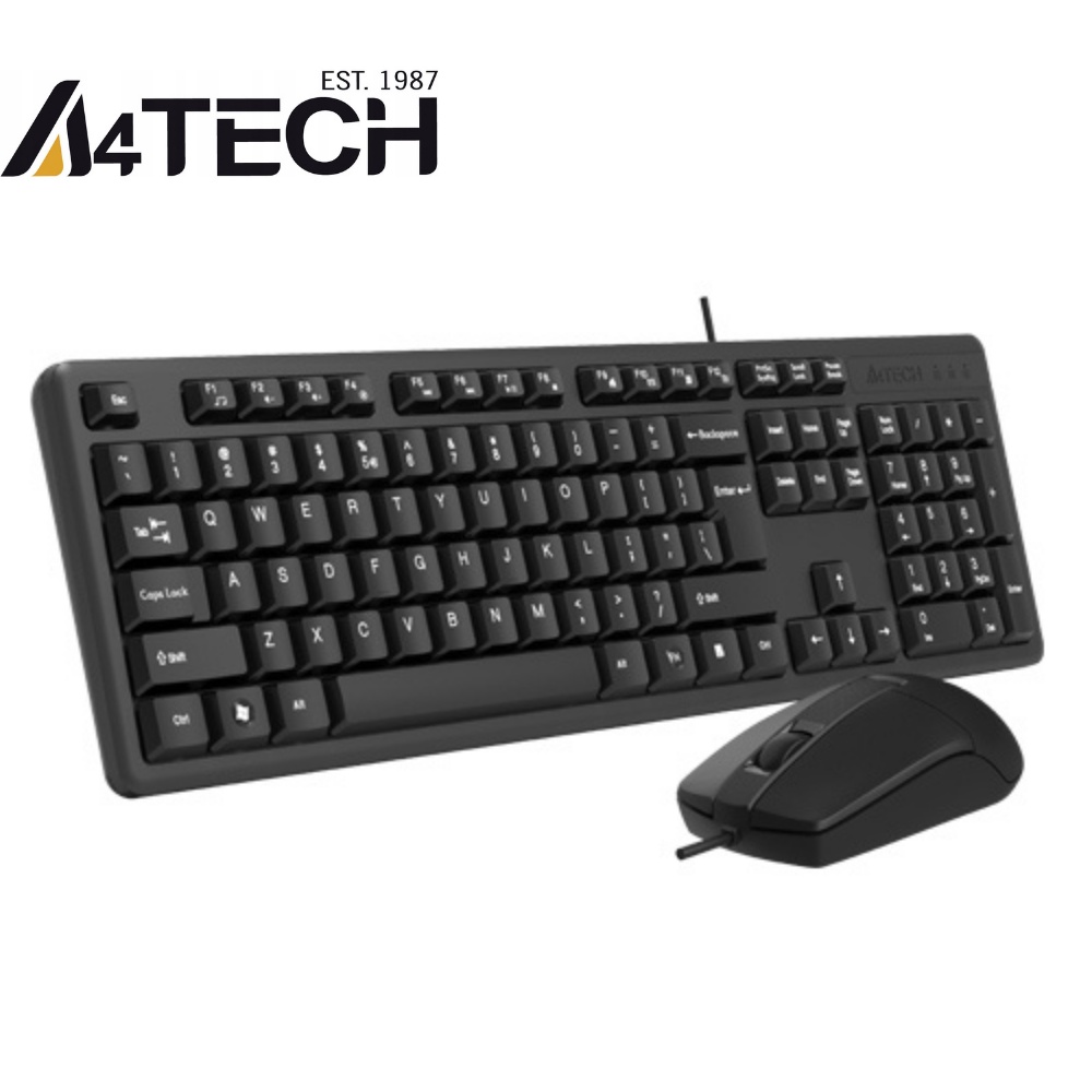 Allan A4tech KK3330 Multimedia FN Desktop Keyboard Mouse Combo/ Office