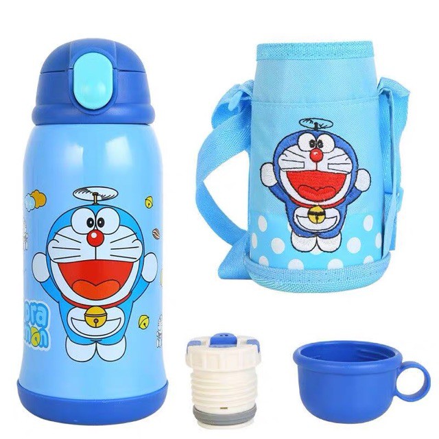 bea 600ml 3in1 with Cover Hello Kitty / Doraemon Thermos Cup Shopee