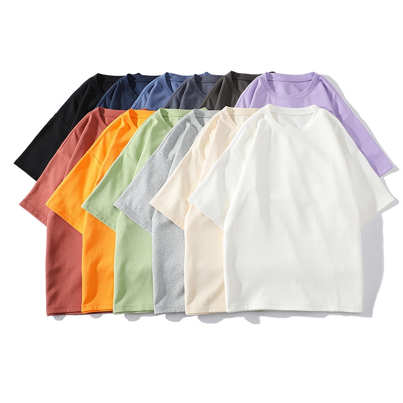 2022 High Quality 300G T Shirts Custom Printing Bulk Men T-shirt Plain Blank Tshirt Printed Logo T S #9