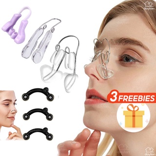 Nose Shaper Lifter Clip Nose Up Lifting Soft Silicone Rhinoplasty Nose Bridge Straightener Corrector Silicone Nose Massage Nose Slimming Beauty Tool
