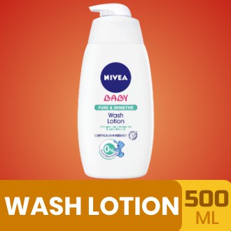 nivea baby pure & sensitive wash lotion