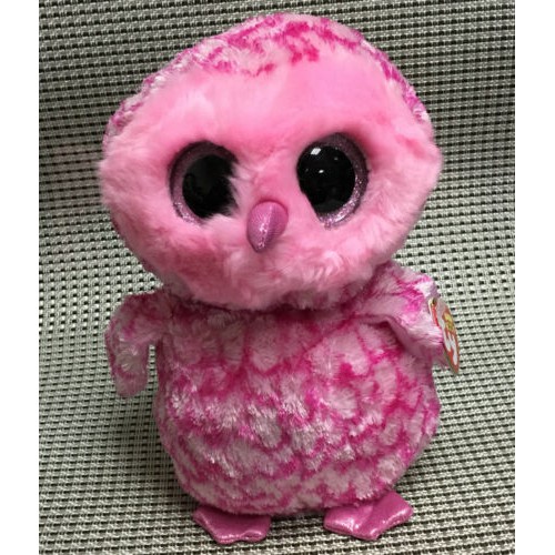 pink owl beanie boo