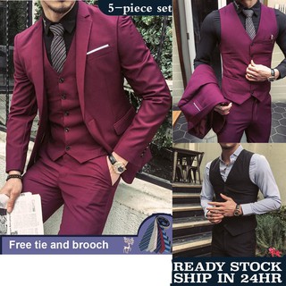 wine mens blazer