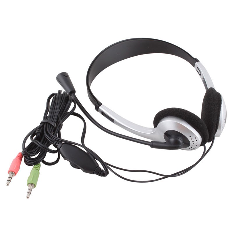 headset with microphone for desktop computer