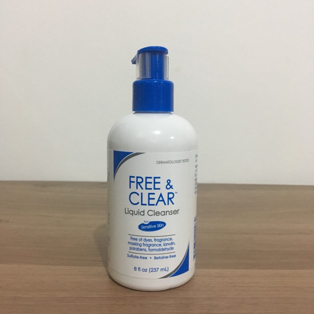 vanicream free and clear liquid cleanser