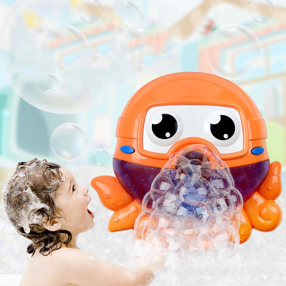 octopus bubble bath toy