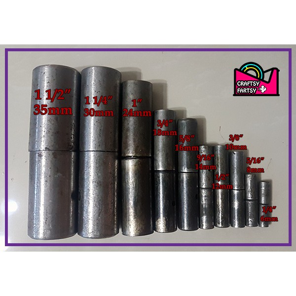 (PER PIECE) Cylindrical Hinges 1/4" to 3/4" Shopee Philippines