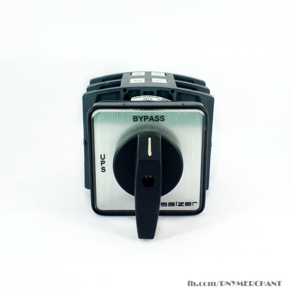 Original Salzer Manual Transfer Switch Rotary Switch 63 Amps Shopee