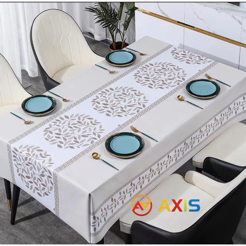 Mantel/ New Print Rectangle Table Cloth Waterproof Plastic PVC Oilproof