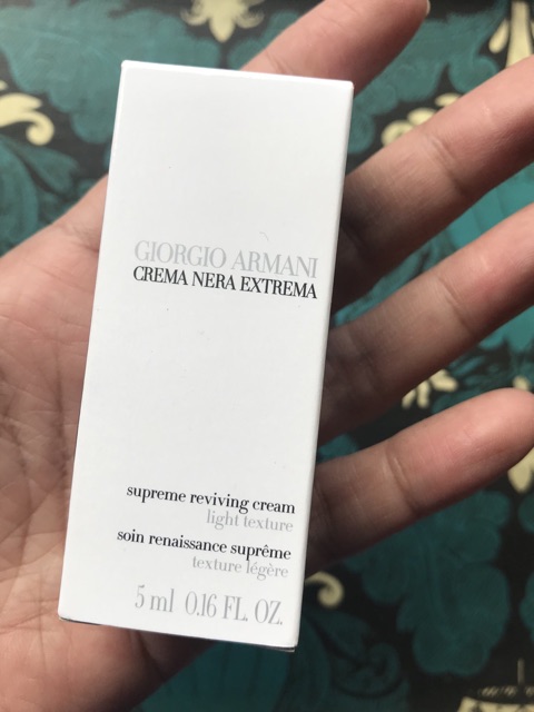 giorgio armani crema nera supreme reviving cream