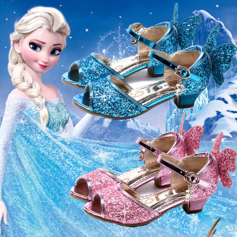 girls blue sandals